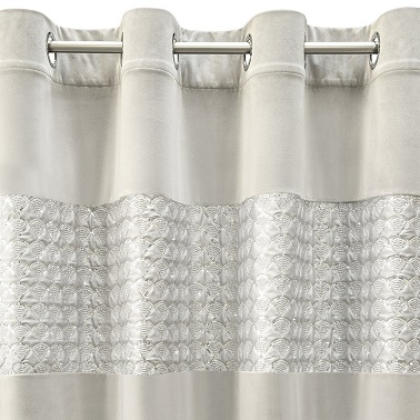 Miniaturka produktu Zasłona Margot srebrna