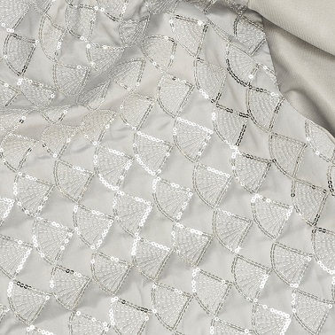 Miniaturka produktu Zasłona Margot srebrna