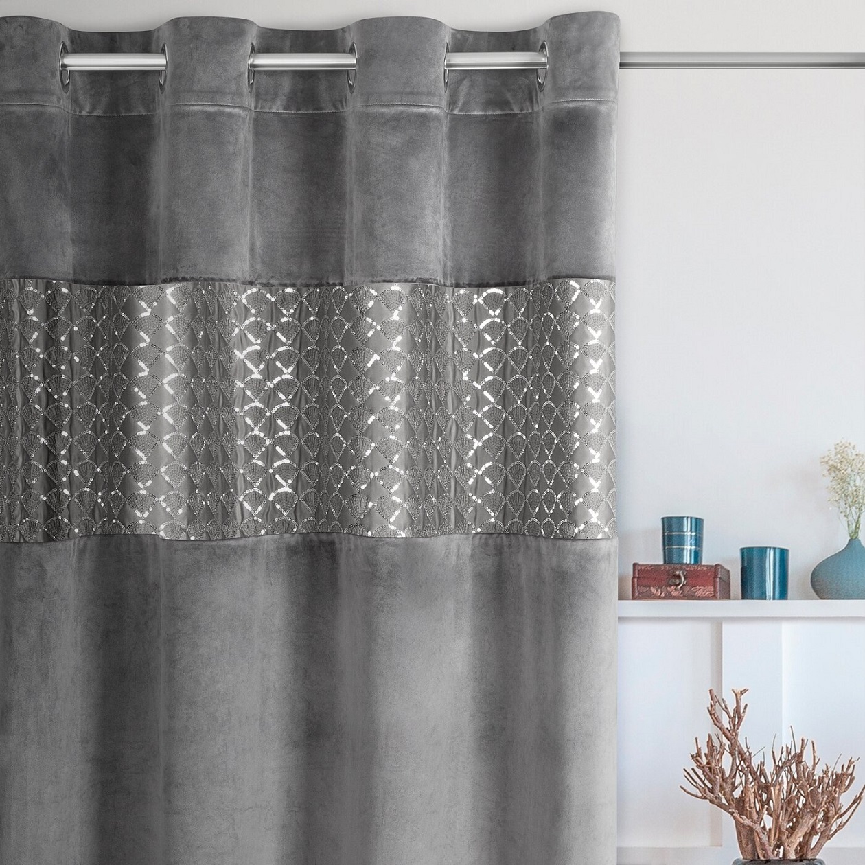 Duże zdjęcie produktu Zasłona Margot grafitowa