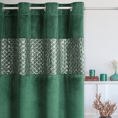 Miniaturka produktu Zasłona Margot ciemnozielona