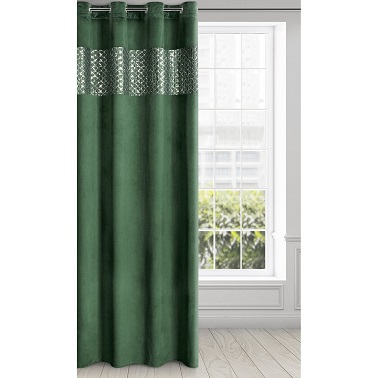 Miniaturka produktu Zasłona Margot ciemnozielona