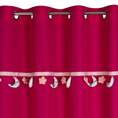 Miniaturka produktu Zasłona gotowa Moon dla dziewczynki