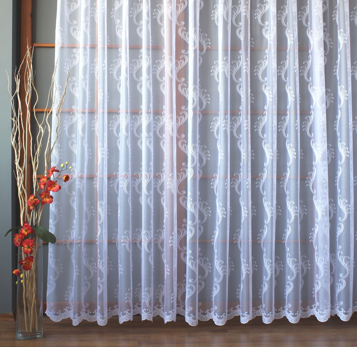 Duże zdjęcie produktu Firanka żakardowa fala