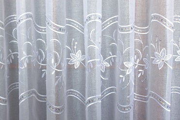 Miniaturka produktu Firanka haftowana Cyrkonia