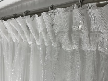 Miniaturka produktu Firanka marszczona z gipiurą