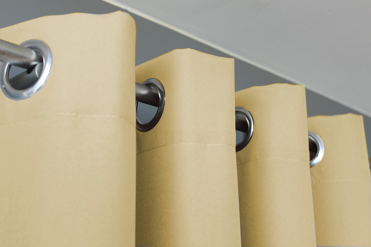 Duże zdjęcie produktu Zasłona Laval musztardowa