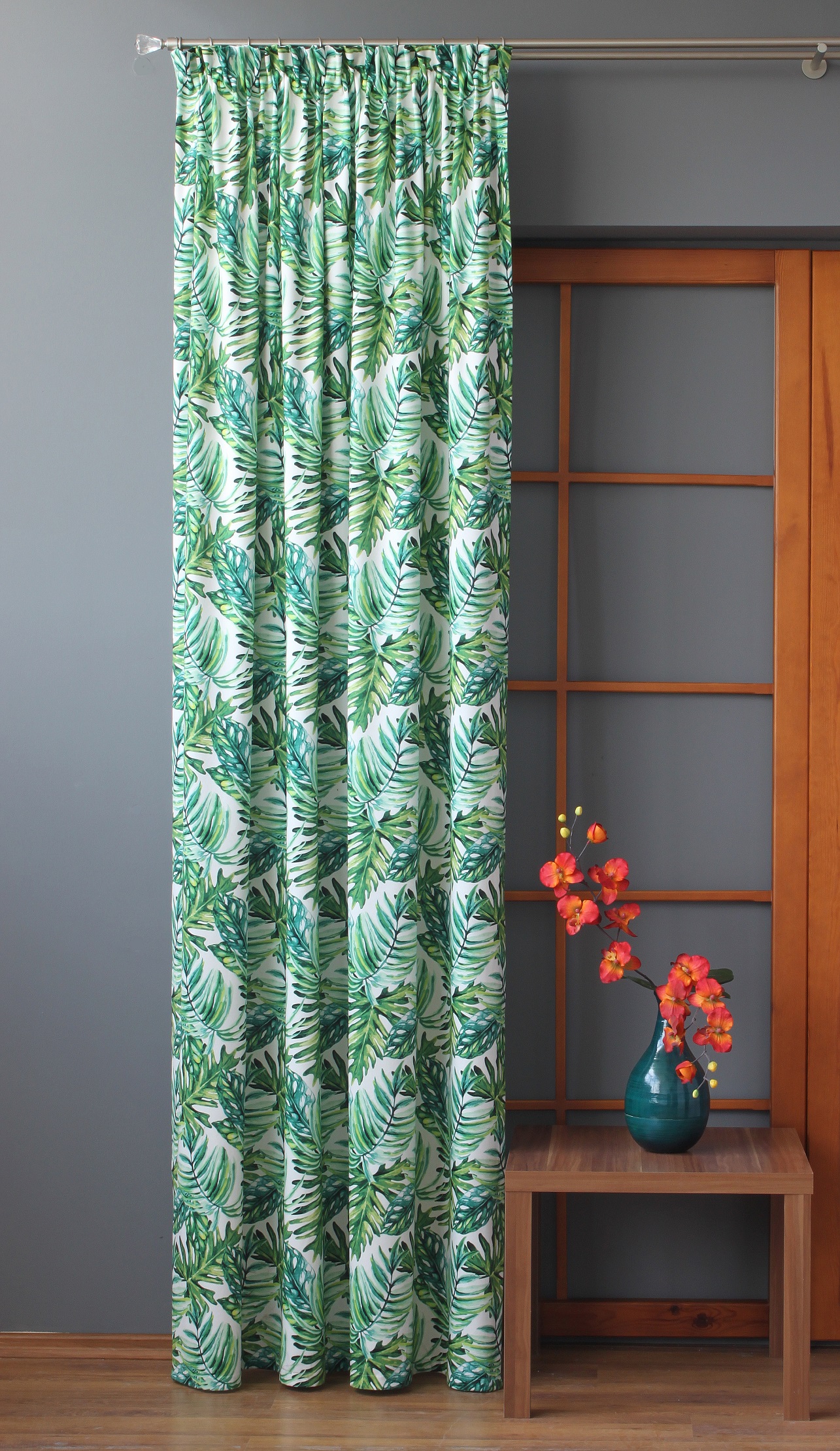 Duże zdjęcie produktu Zasłona zielone Liście