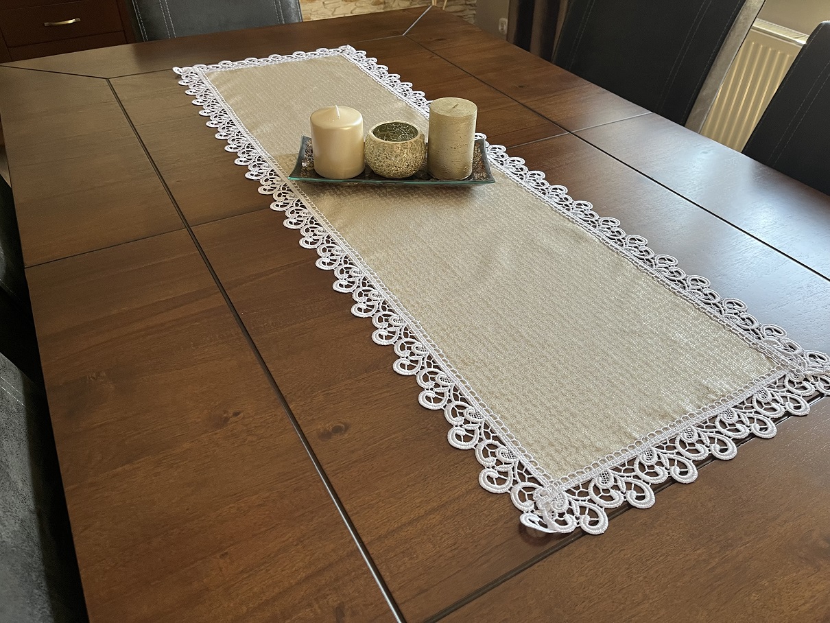 Duże zdjęcie produktu Bieżnik beżowe fale