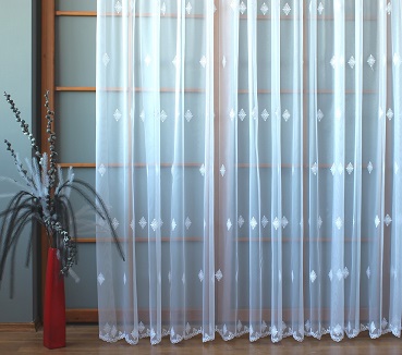 Miniaturka produktu Firanka marszczona Romb