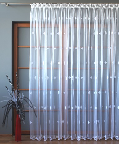 Miniaturka produktu Firanka marszczona Romb