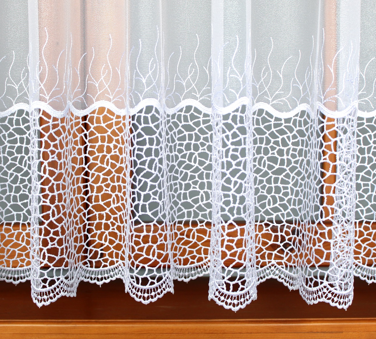 Duże zdjęcie produktu Firanka marszczona gipiurowa