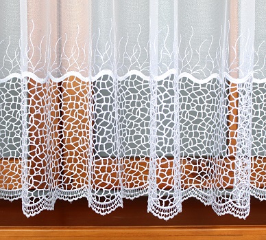 Miniaturka produktu Firanka marszczona gipiurowa