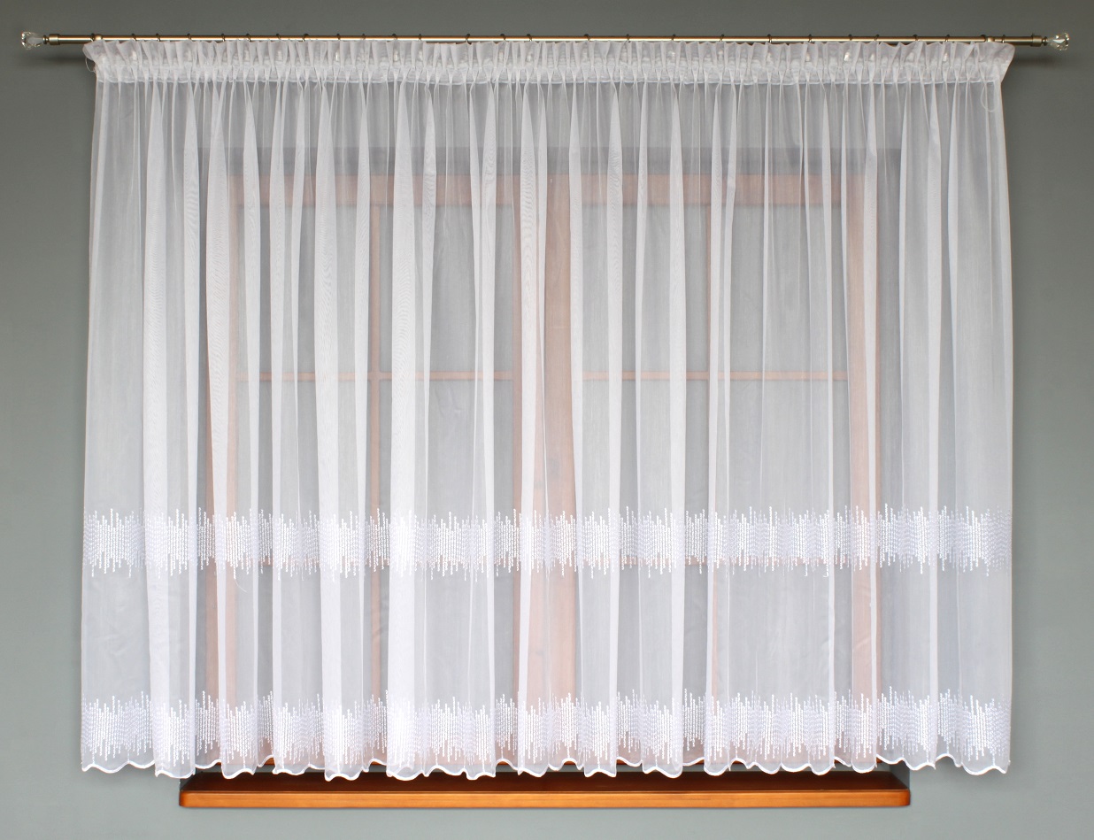 Duże zdjęcie produktu Firanka marszczona melodia