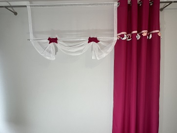 Miniaturka produktu Panel Renia z różowymi kokardkami