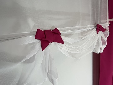 Miniaturka produktu Panel Renia z różowymi kokardkami