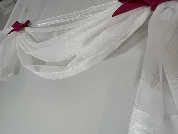 Miniaturka produktu Panel Renia z różowymi kokardkami