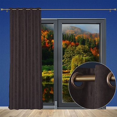 Miniaturka produktu Zasłona Velvet czarna