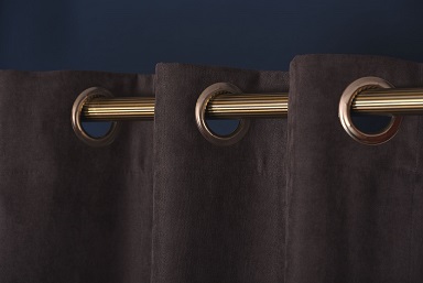 Miniaturka produktu Zasłona Velvet czarna